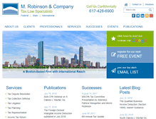 Tablet Screenshot of mrobinson.com